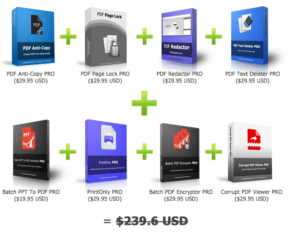 Document Security Tools PRO Versions Pack Special Promotion and Offer